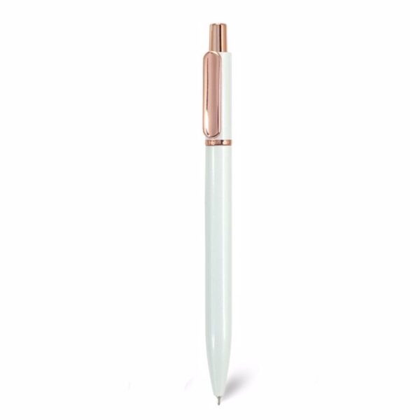 עט מתכת דגם ילין צבע לבן
