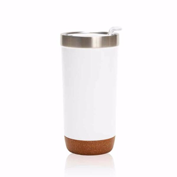 כוס תרמית דגם ג'ירונה צבע לבן